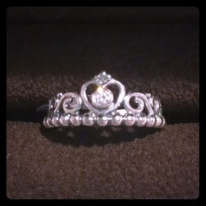 BNIB Pandora Princess Ring Sz.7 Authentic/Receipt